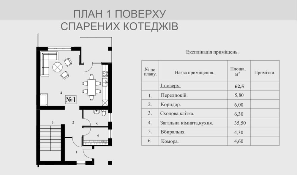 Продаж таунсауса з газом в Сторожниці Ужгородський райн