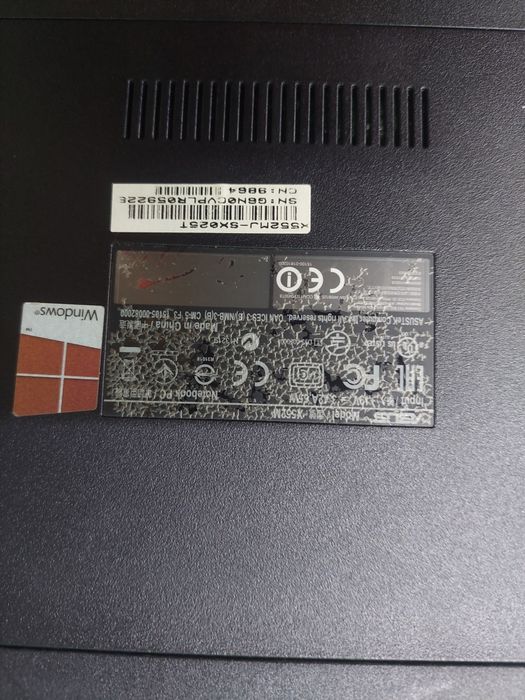 Ноктбук Asus x552mj