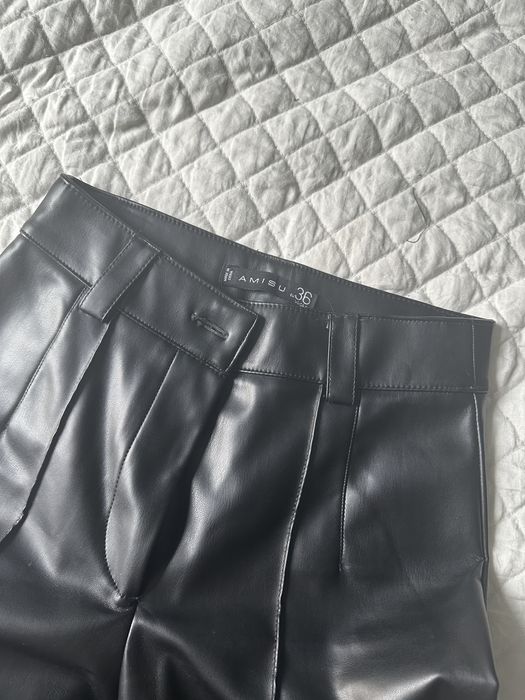 Брюки з еко шкіри