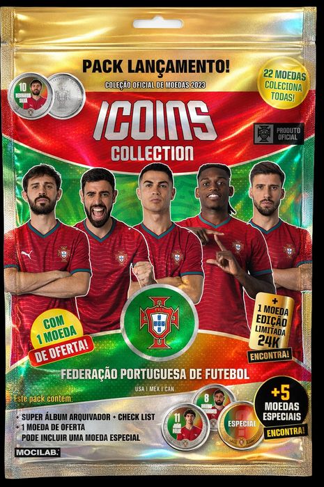Moedas Icoins Federação Portuguesa de Futebol 2026