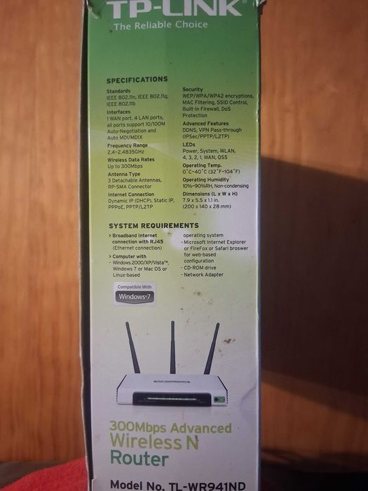 Roteador Wireless N Gigabit TP-Link-TL-WR941ND