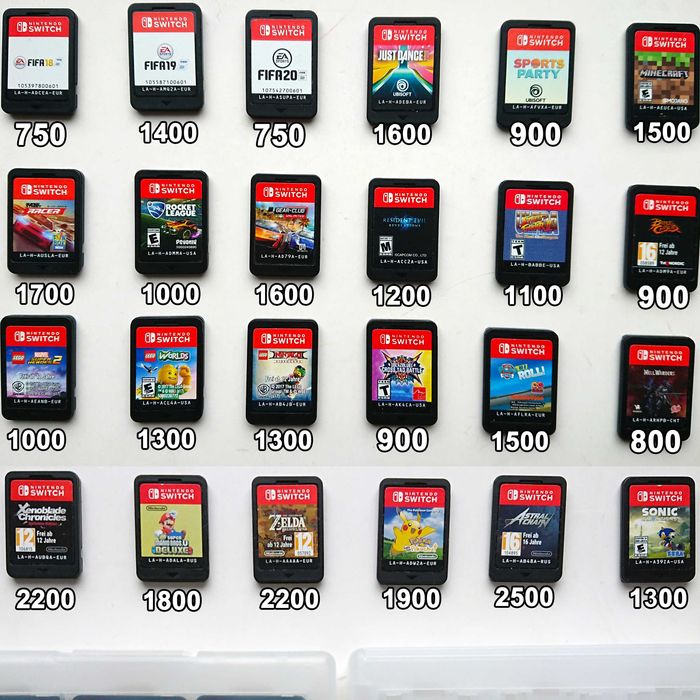 ‼️ Игры для Nintendo Switch на картриджах в Киеве. Доставка по Украине