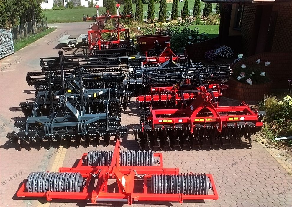 Agregat Brona talerzowa Janpol Strumyk UniTech talerzówka wał zamiana