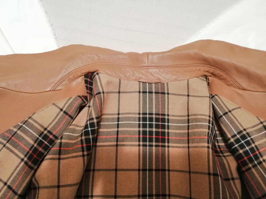 Casaco de pele Camel