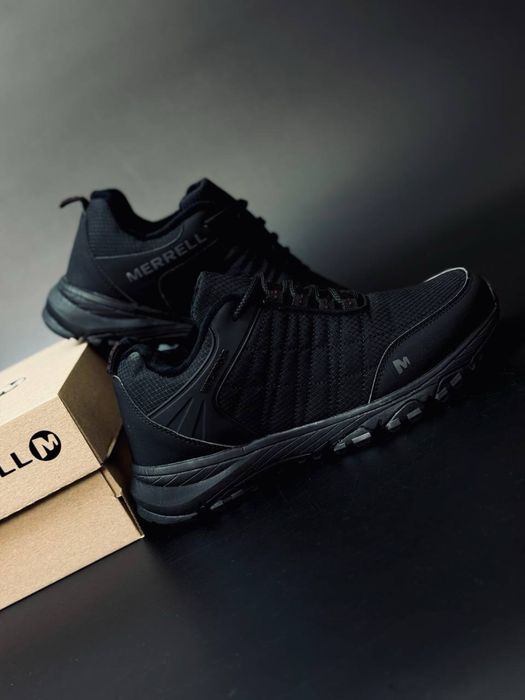 Зимние кроссовки на иеху Merrell / кожаные кросы merrell на холода