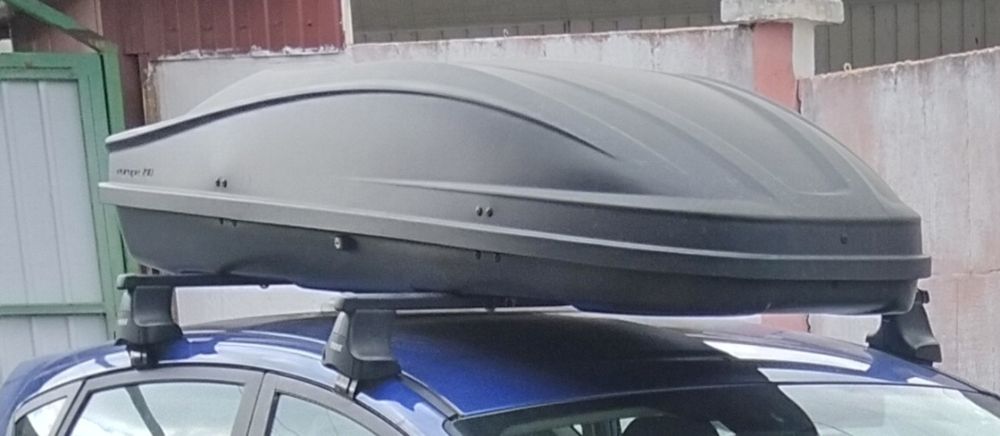 Багажний бокс Elegance Europe 390 + багажник Thule