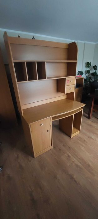 Meble zestaw segmentowy "POP-SYSTEM" BRW Olcha miodowa