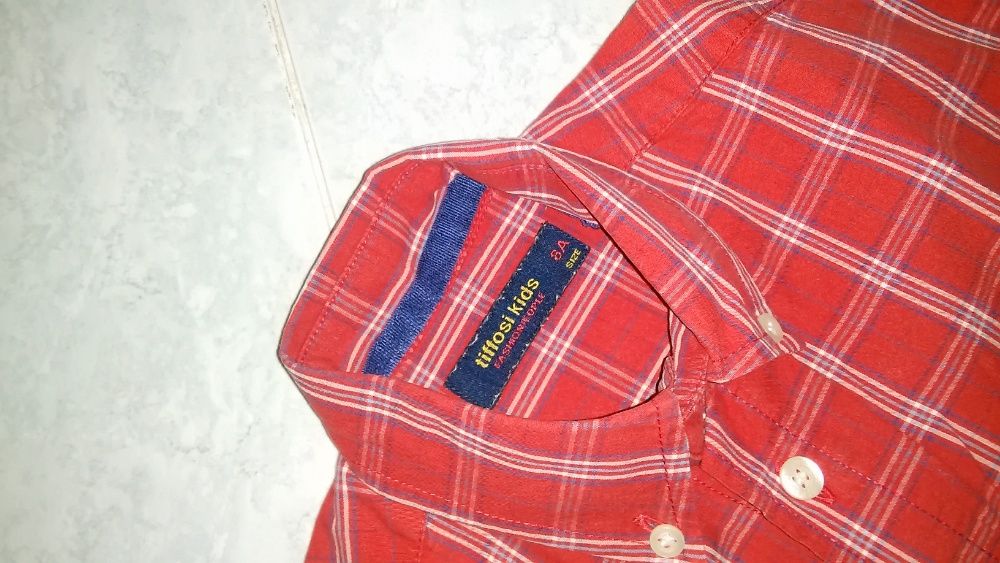 Calças de ganga + Camisa de Criança - 8 Anos - marca Tiffosi