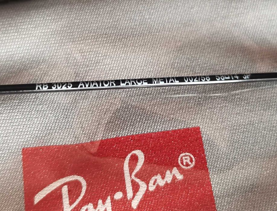 Óculos Ray Ban Aviator originais Como Novos
