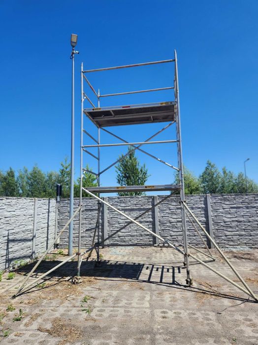 Rusztowanie aluminiowe jezdne 6,20 m roboczych 144 cm x 245