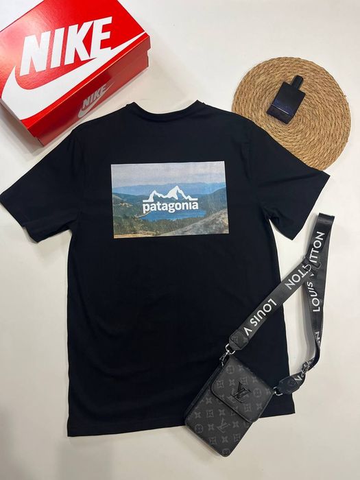 Футболка чоловіча/Патагонія/Patagonia/футболка чорна/футболки дешево