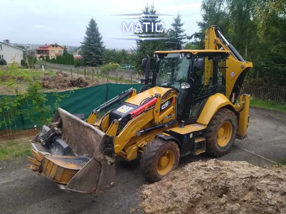 Odśnieżanie, usługi koparko ładowarką transport młot hydrauliczny