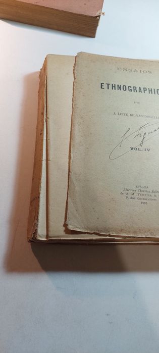 Ensaios Ethnographicos - Leite de Vasconcellos (Vol. I e IV)