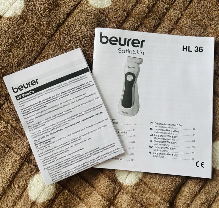 Жіноча водонепроникна електробритва Beurer Satin Skin HL 36