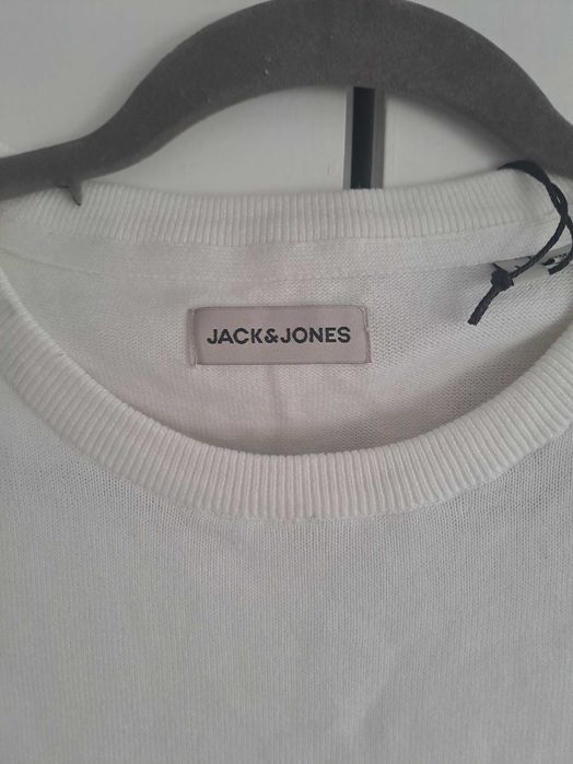 Sweter męski biały