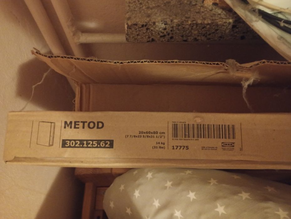 Metod obudowa szafki stojącej 20x60x80 biała. Kuchnia