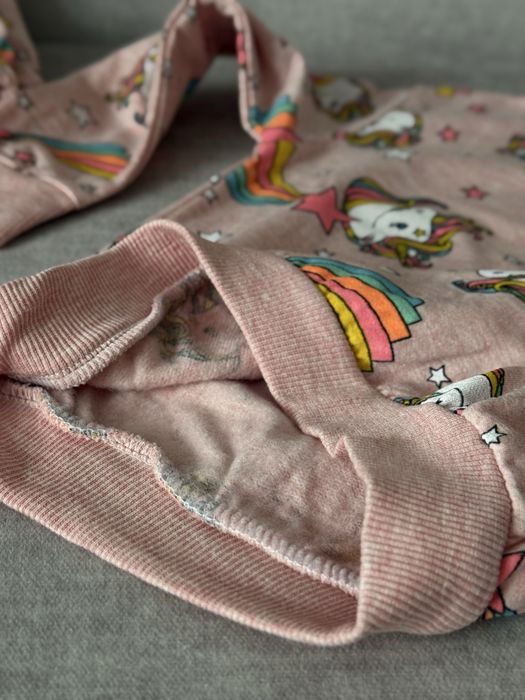 Дитяча піжама з єдинорогами (на байці)