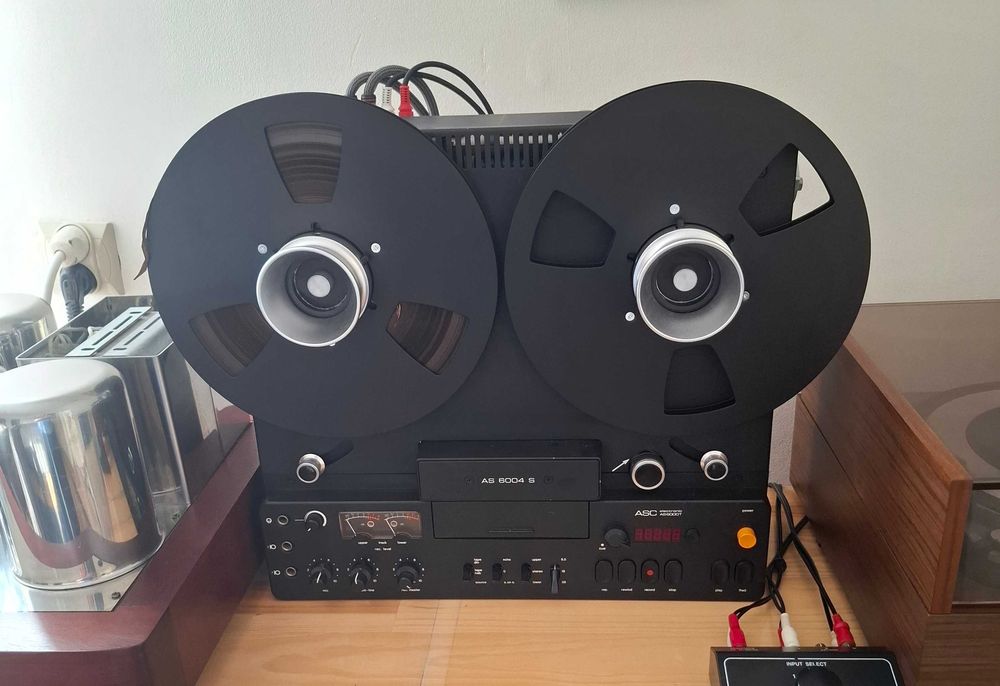Magnetofon studyjny ASC AS 6004 S ,4 ścieżkowy z prędkością 38