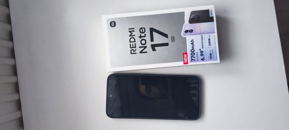 Smartfon Redmi Note 17 5G 12/128GB / 7700 mAh / AMOLED / NFC – Nowy