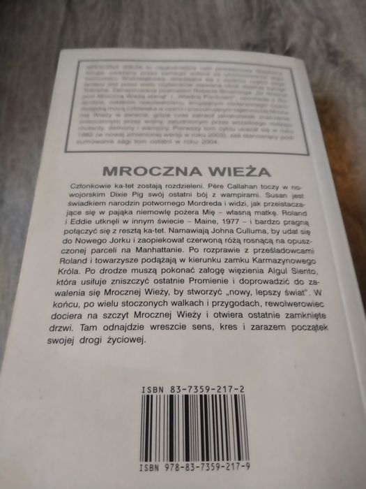 Stephen King Mroczna wieża VII