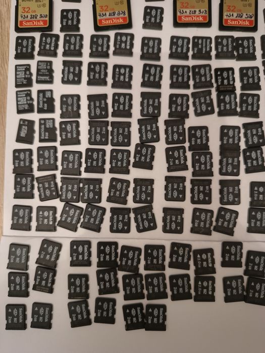 Zestaw kart microSD sd M2