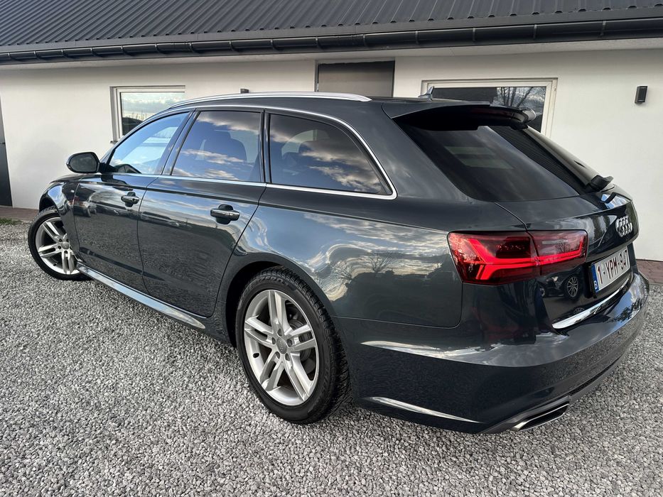 AUDI A6 C7 LIFT 2.0 TDI FULL S-LINE Panorama Skóra LED Kamera PDC 18"