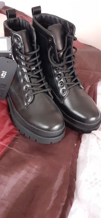 Nowe Buty męskie Glany Black Squad New Yorker