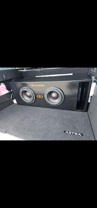 Subwoofer 2x dd audio 608d4 skrzynia basowa 1200RMS