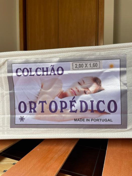Conjunto cama + colchão + cabeceiras