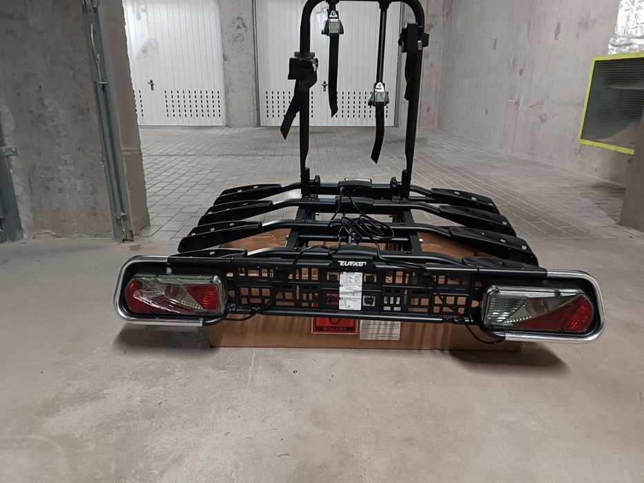 Bagażnik rowerowy platforma na hak 4 rowery NOWY Eufab