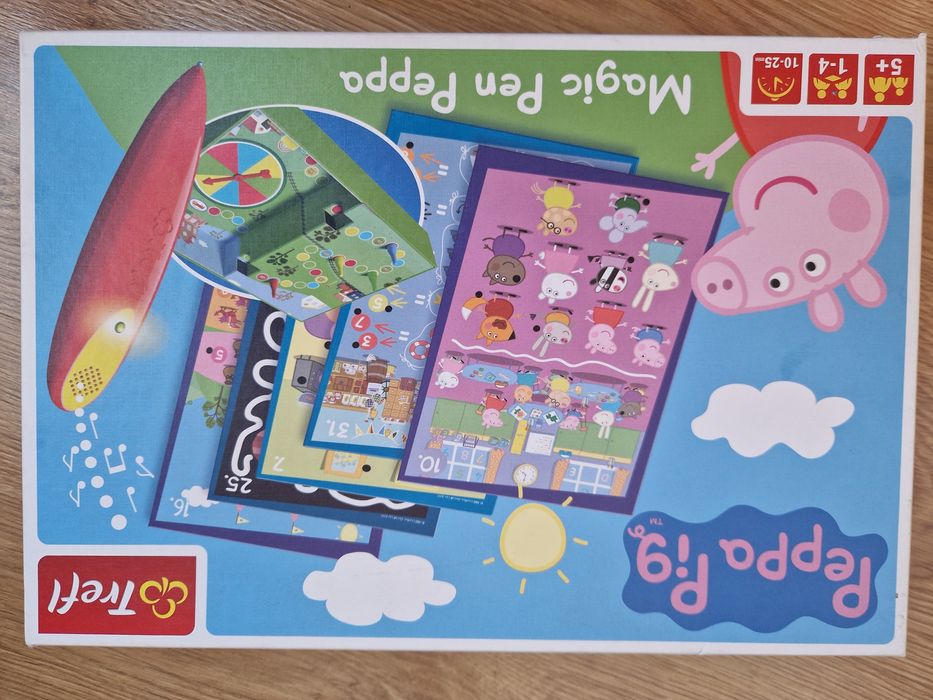 Gra Zagadki Świnka Peppa magic pen