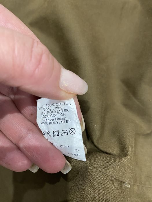 Beżowa bawełniana kurtka wiatrówka River Island m