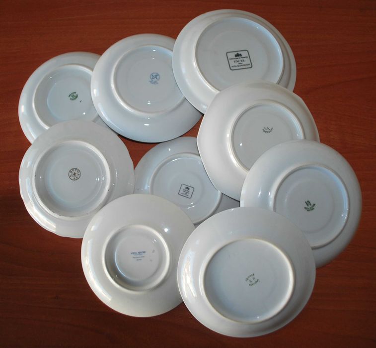 Pratos Porcelana Vista Alegre, Germany, Sociedade. Porcelanas Coimbra