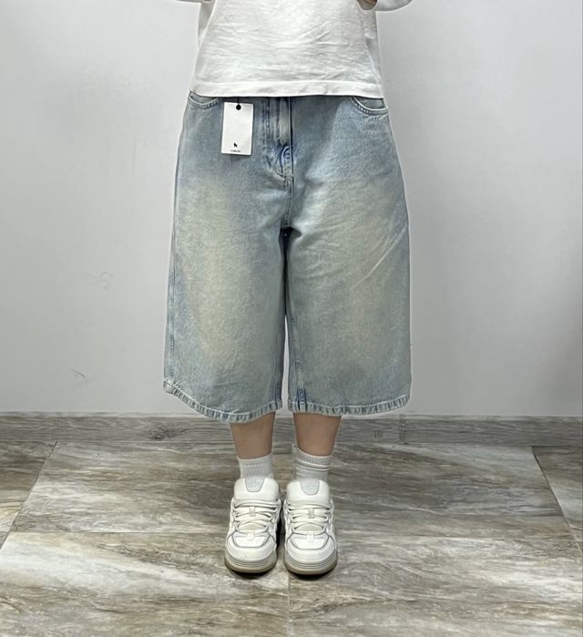Нові широкі шорти джинсові BAGGY rap jeans shorts широкие шорты бегги Jaded London typ ecko