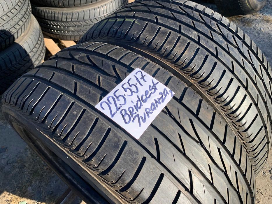 225-55-R17 BRIDGESTONE TURANZA = 2 штуки пара резины GERMANY 2024