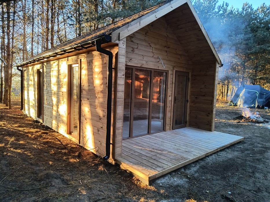 Dom letniskowy ocieplony 34m2