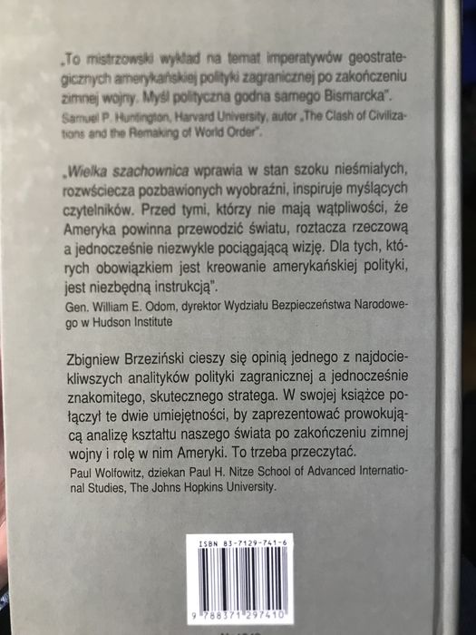 Wielka szachownica. Zbigniew Brzeziński