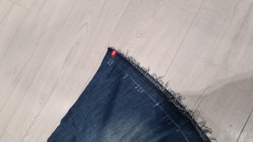 ESPRIT spódnica jeans r. 36/38 strzępiona jak Nowa