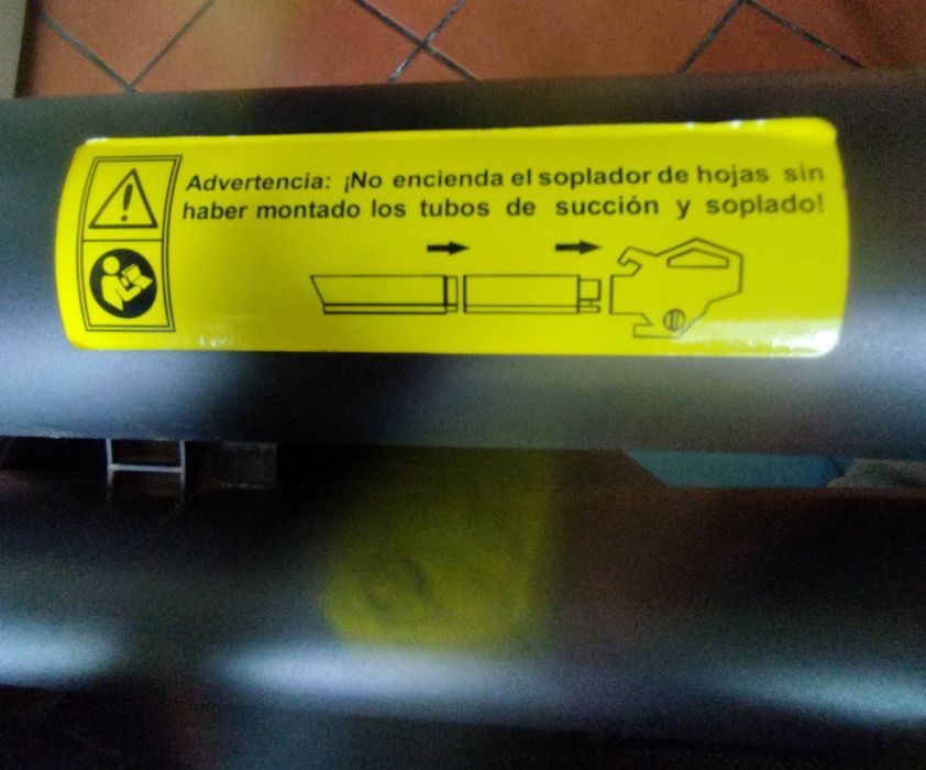 Soprador, aspirador, triturador de folhas 2800 W