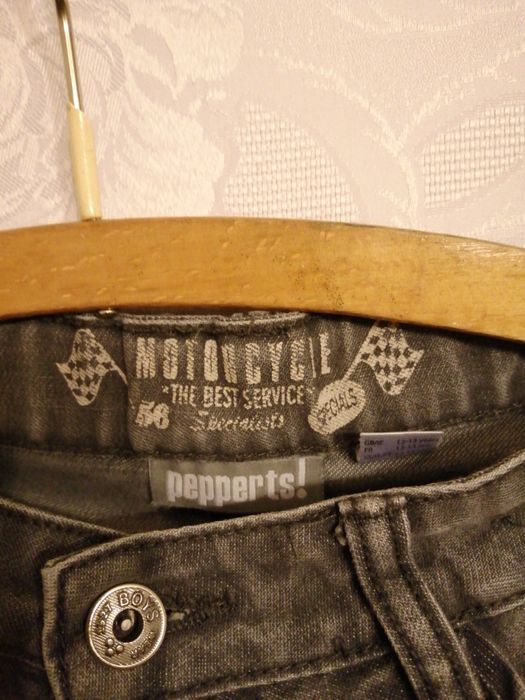 Spodnie jeans szare cieniowane na 158 cm wzrostu