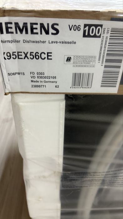 Maquina de lavar loiça encastre SIEMENS