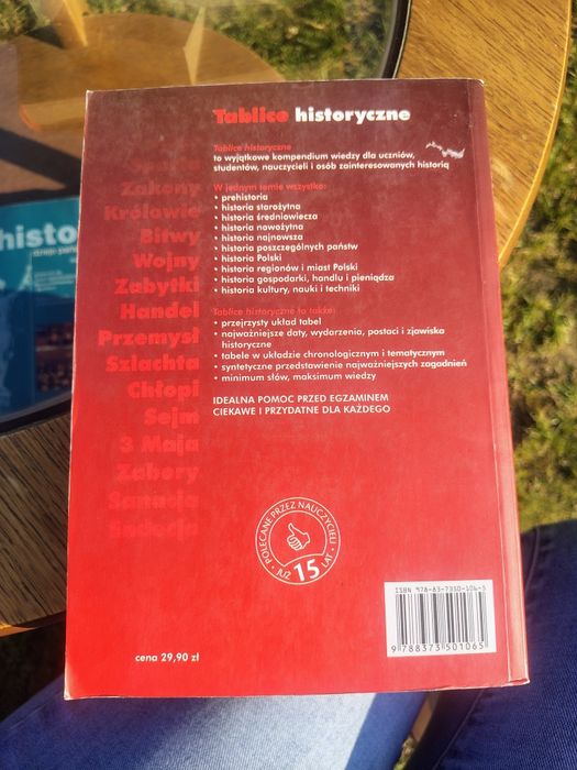 Tablice historyczne - wydanie czerwone