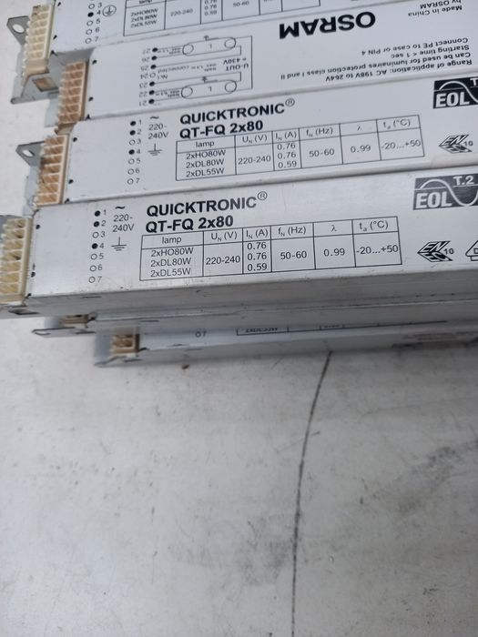 Balastros eletronicos, para lâmpadas T5