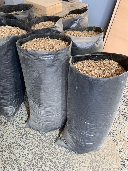 Aparas de madeira seca – ideal para animais, jardinagem e biomassa