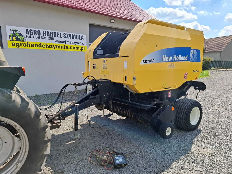 NEW HOLLAND BR 7060, rotor, siatka, prasa rolująca