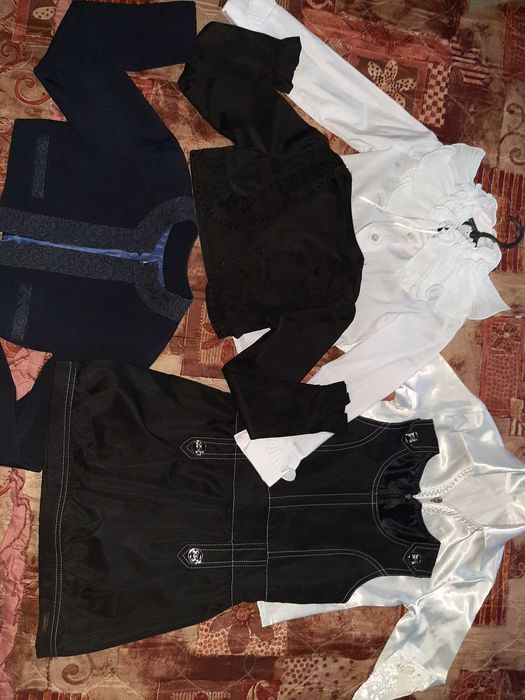 шкільна форма  122 см  блузка сарафан  болеро