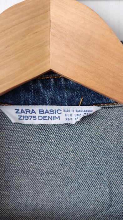 Zara katana kurtka jeansowa oversize S