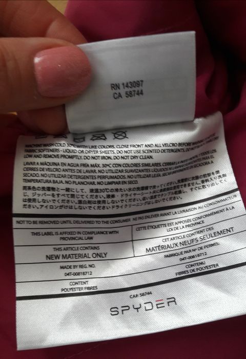 Spodnie narciarskie Spyder rozm. S