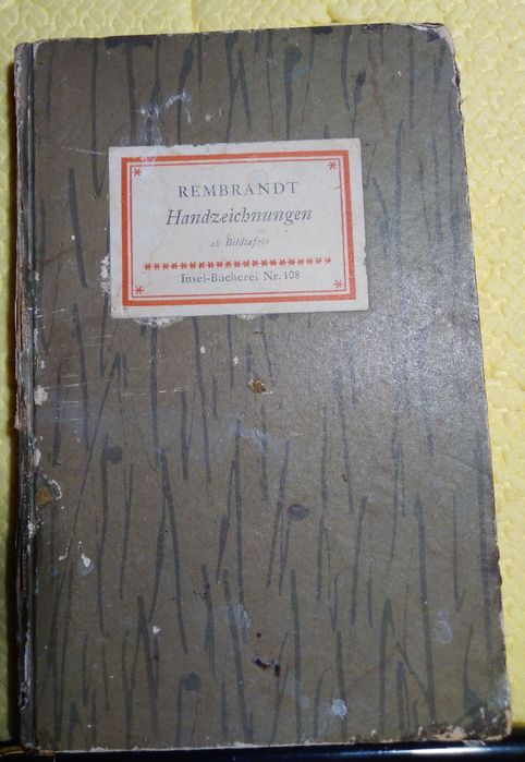 Книга Рембрандт. Старая.