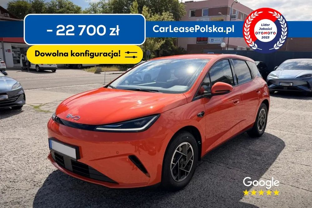 BYD Dolphin G Nowy Model / Kamera cofania / Carplay / Leasing / Wynajem